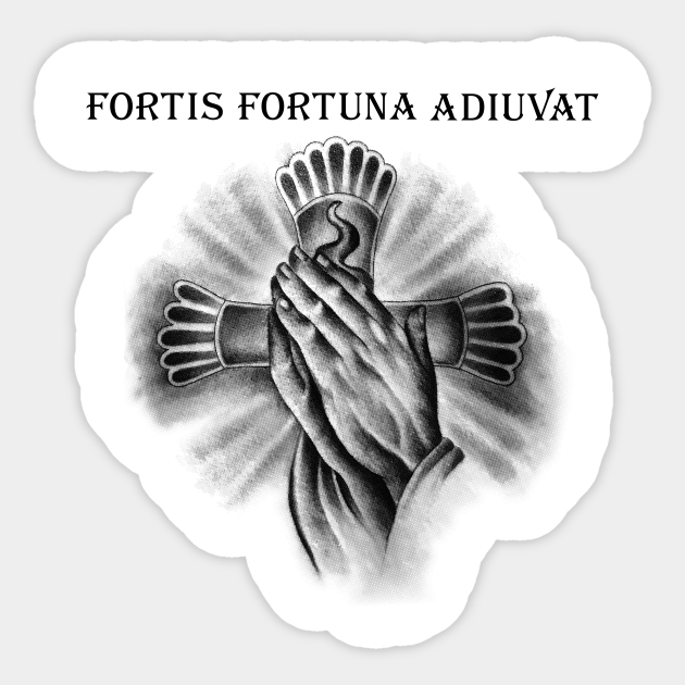 John Wick Tattoo Fortes Fortuna Adiuvat Bedeutung Fortis Fortuna Adiuvat Tattoo John Wick Fortune - John Wick - Sticker